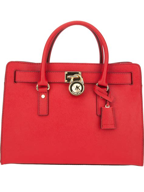 michael kors tasche hamilton rot